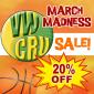 MARCH MADNESS 20% OFF