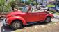 1975 Red Convertible Volkswagen Beetle