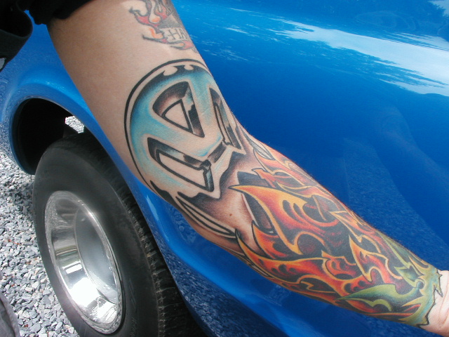 an attractive successful american american! *Worlds coolest VW Tattoo*