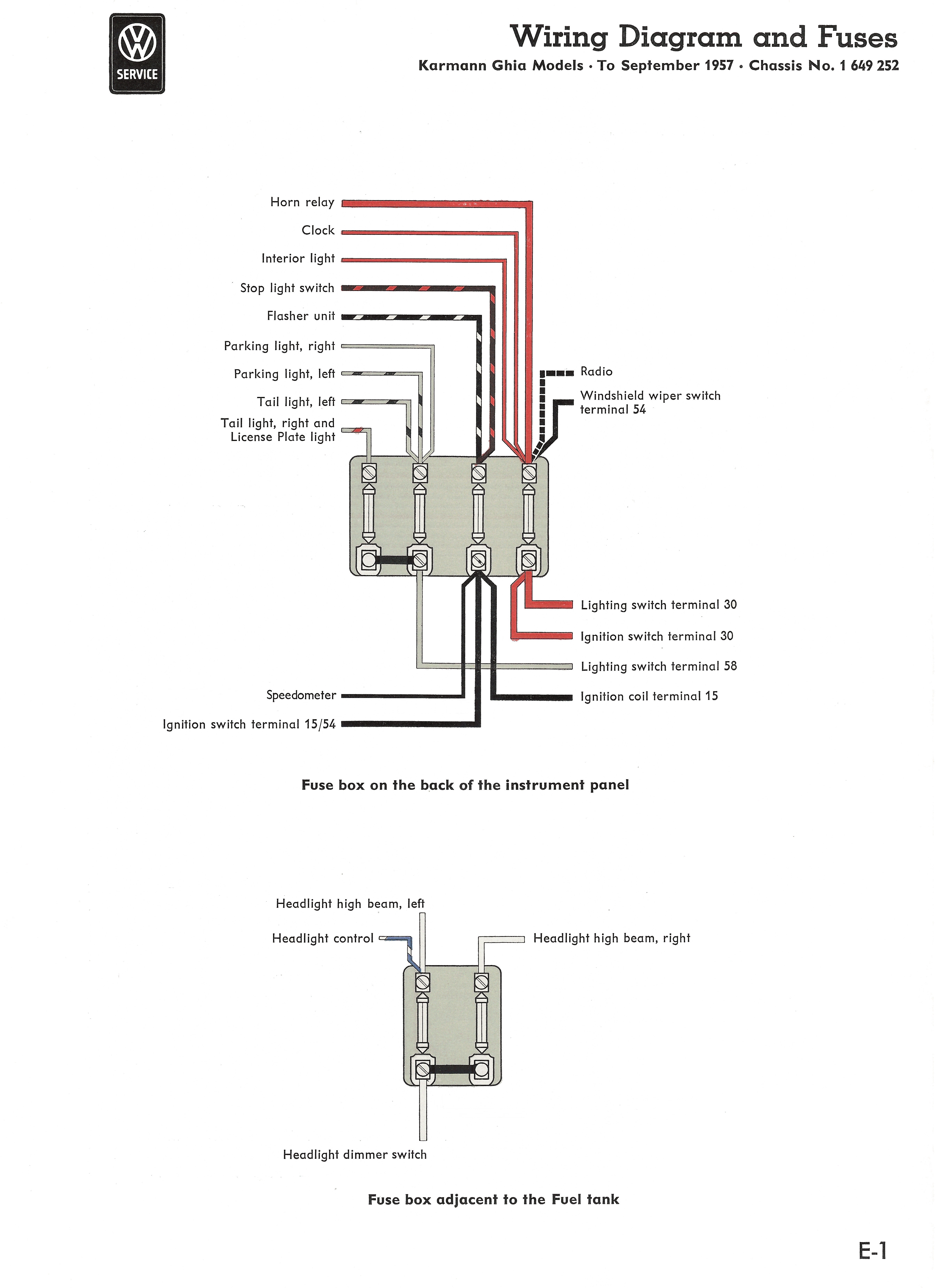 TheSamba.com :: Karmann Ghia Wiring Diagrams wiring diagrams 74 nova 